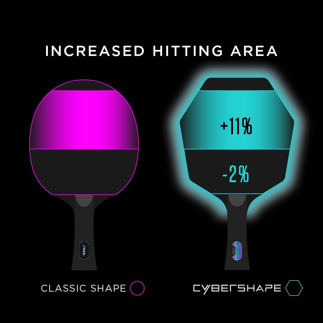 STIGA Cyber Shape Carbon Table Tennis Blade JW