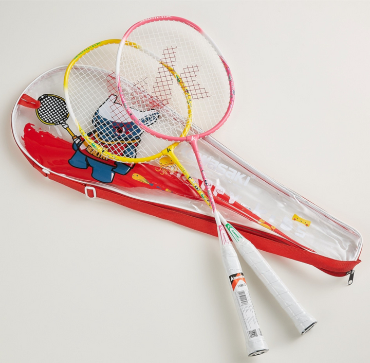 Kawasaki Happy Kids Badminton Racket Set Model 605. pink/yellow