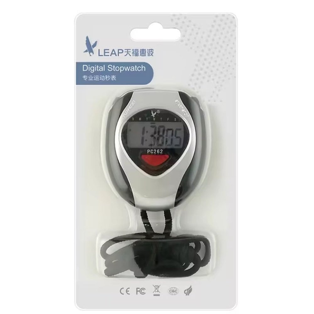 LEAP Sport Stopwatch Stopwatch Timer Large Single Row Two Memory Display PC262