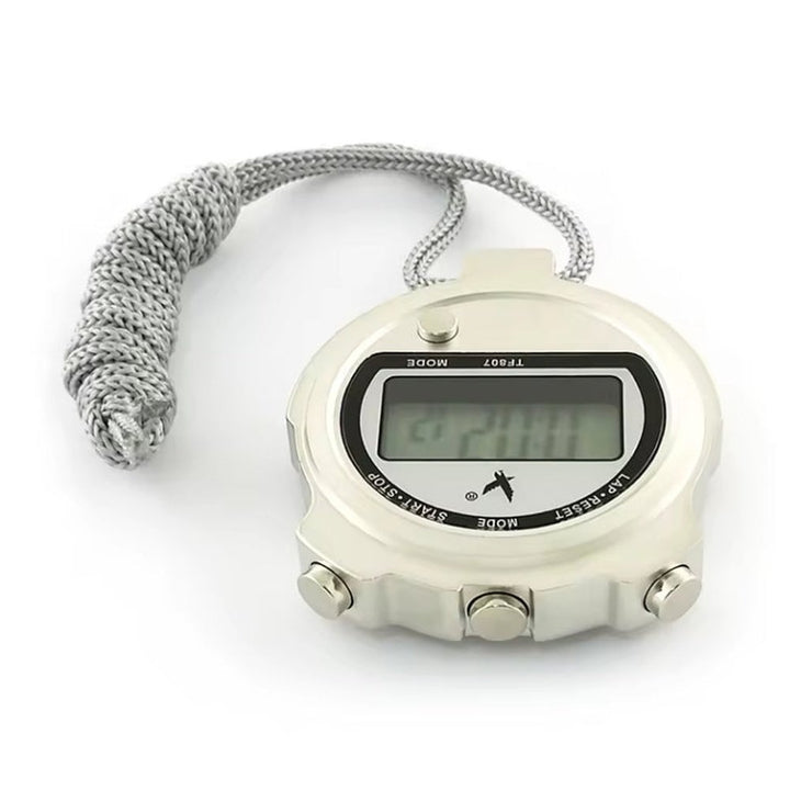 LEAP Metal Shell Digital Electronic Mini Stopwatch Large Screen Watch Timer With Temperature Display TF807