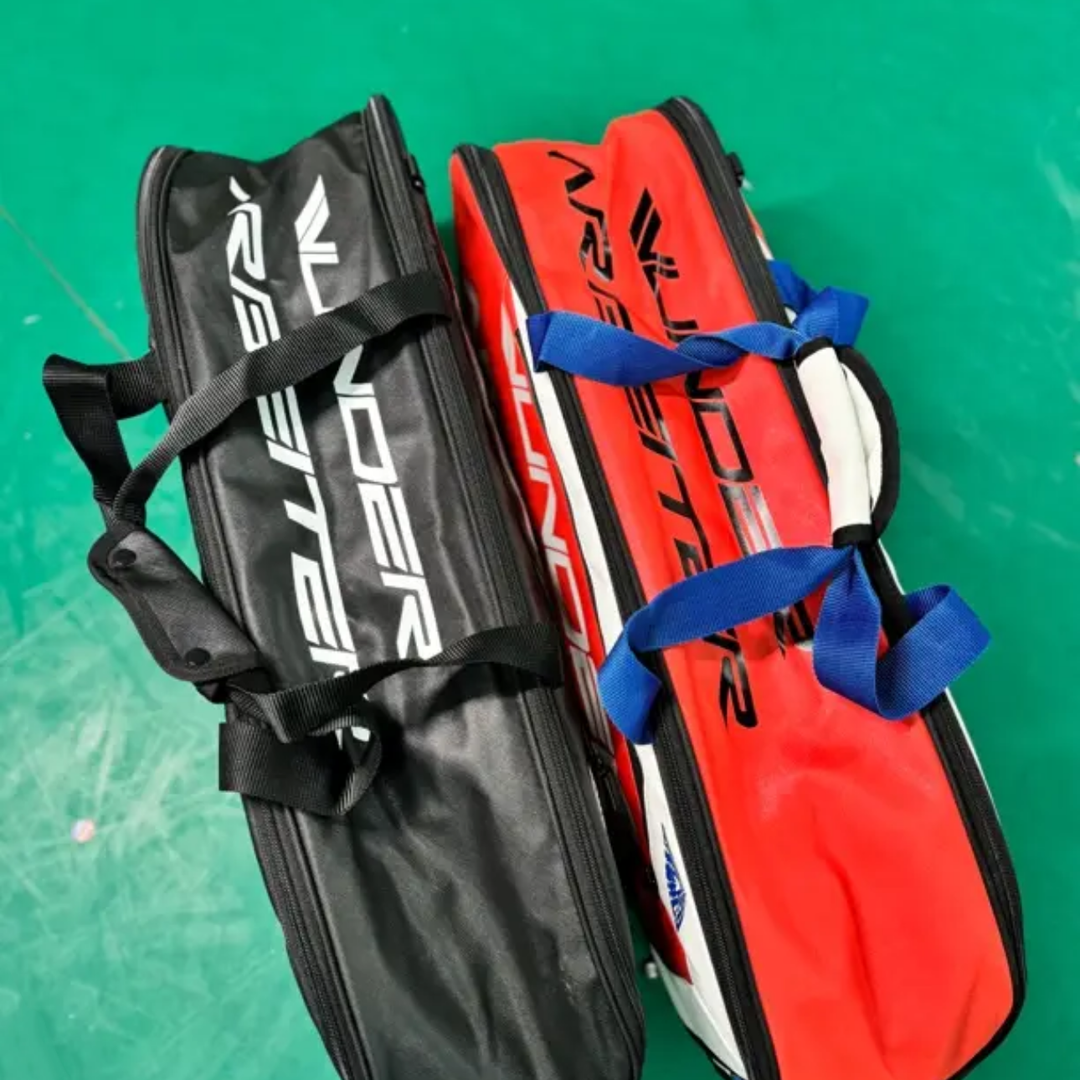 SPP Badminton Sport Bag Black and Red 9PC