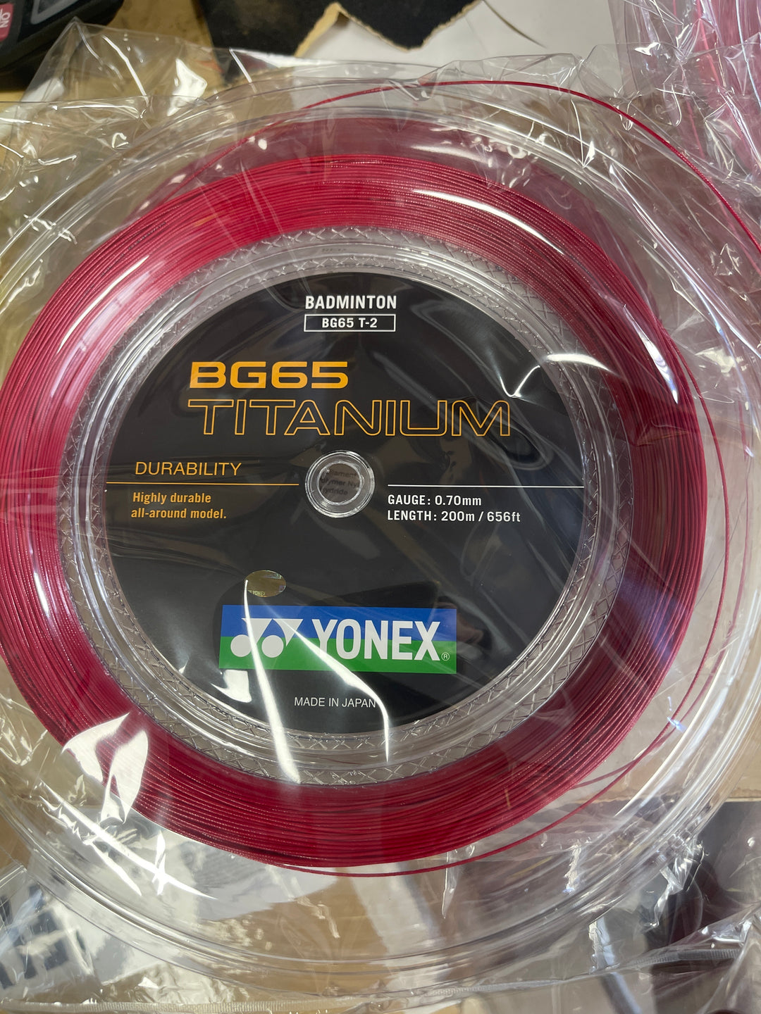 Yonex BG 65 Ti 200m Badminton String