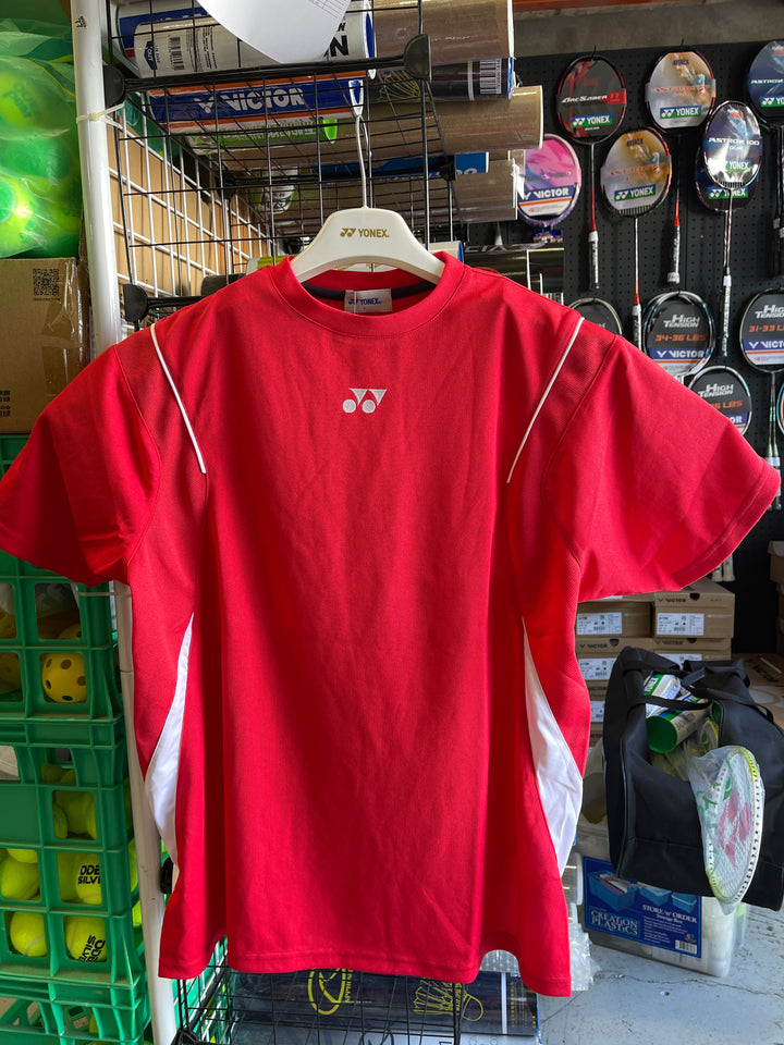 Yonex Sports Shirt T-Shirt Red TW3850