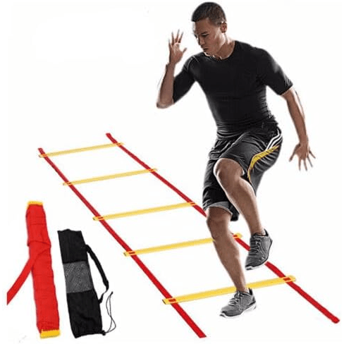 SPPHOENIX 7M Agility Speed Ladder for Sports Training - Soccer, Football, Fitness Trainer with Adjustable Rungs, Carry Bag Included