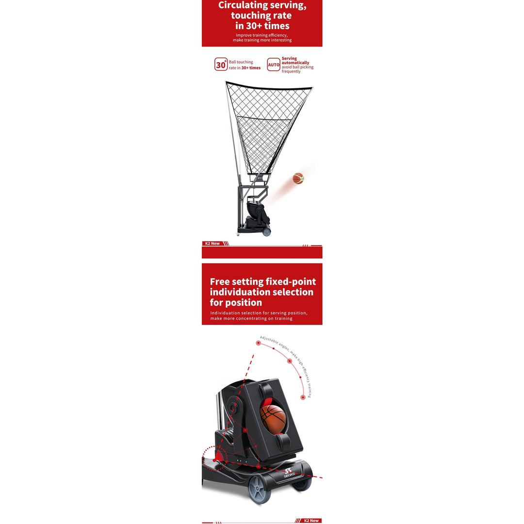 SIBOASI Basketball Machine K2 (SKU SS-K2)