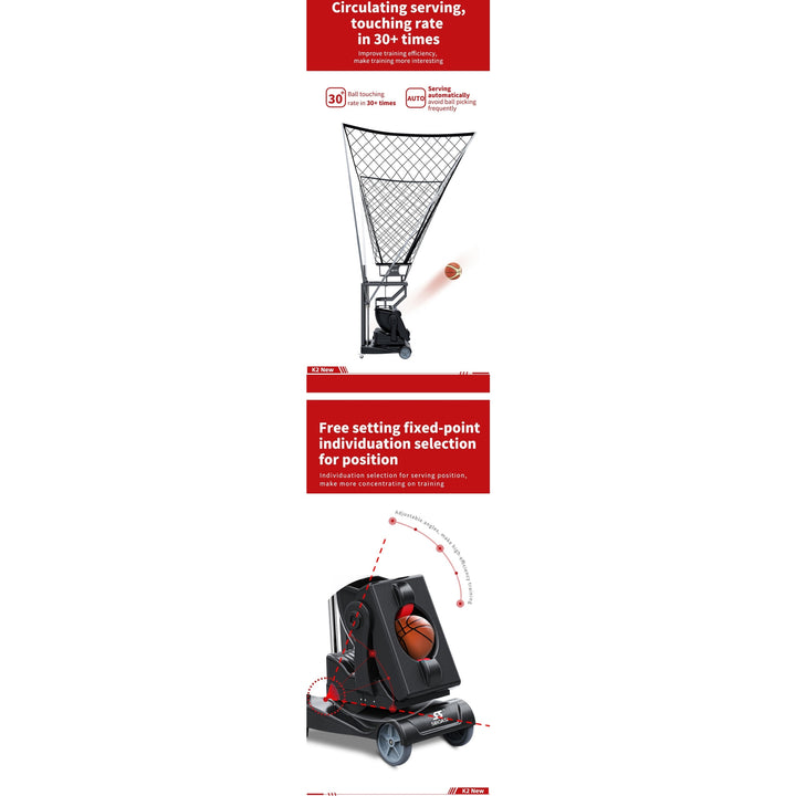 SIBOASI Basketball Machine K2 (SKU SS-K2)