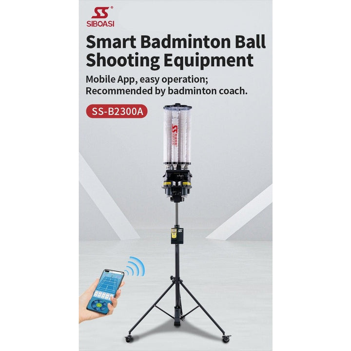 SIBOASI B2300A Badminton Machine (SKU SS-B2300A)