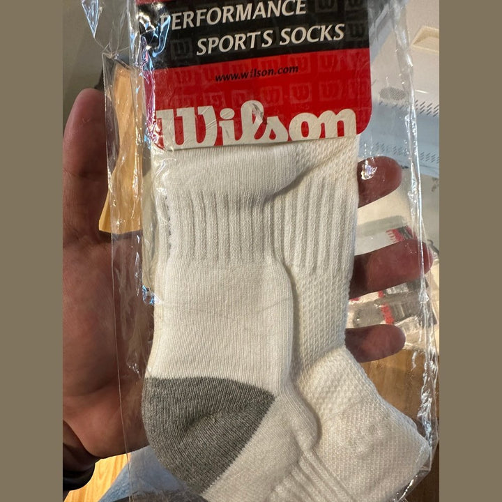 WILSON Short Sport Sock WRYXS083 W/GY