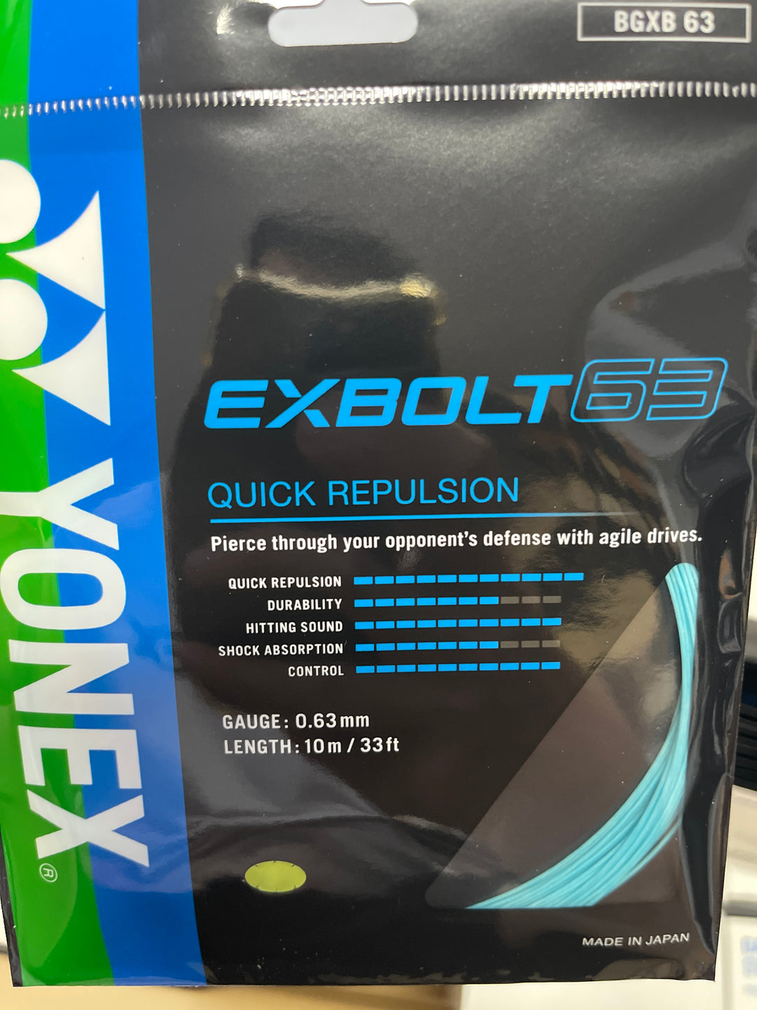 YONEX EXBOLT63 Badminton String