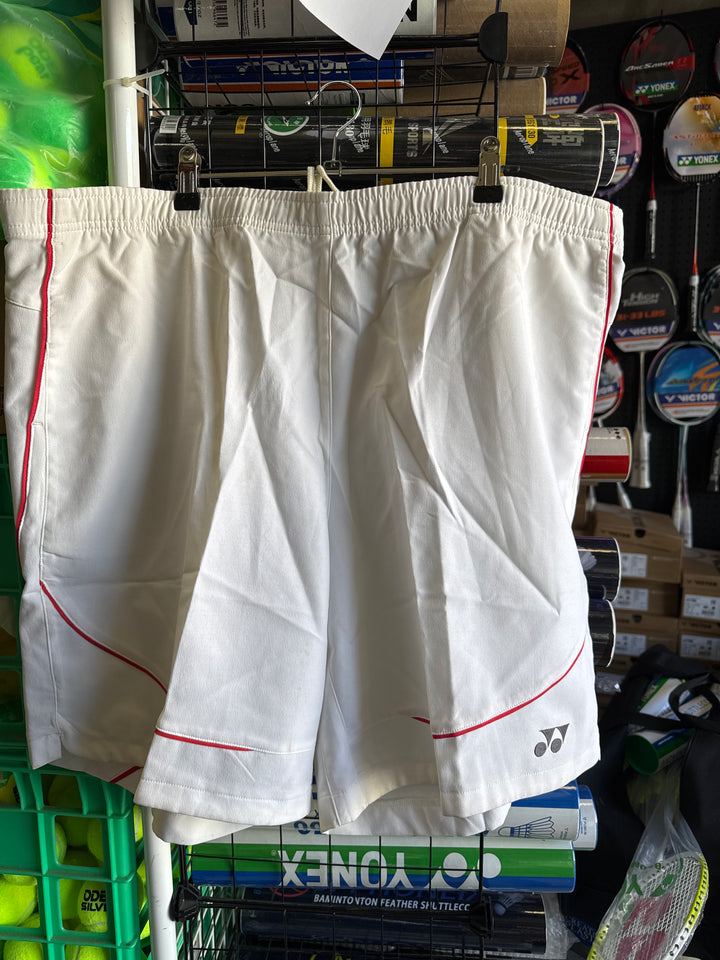 Yonex Sport Athletic Shorts White 15001（yellowing ON sale）