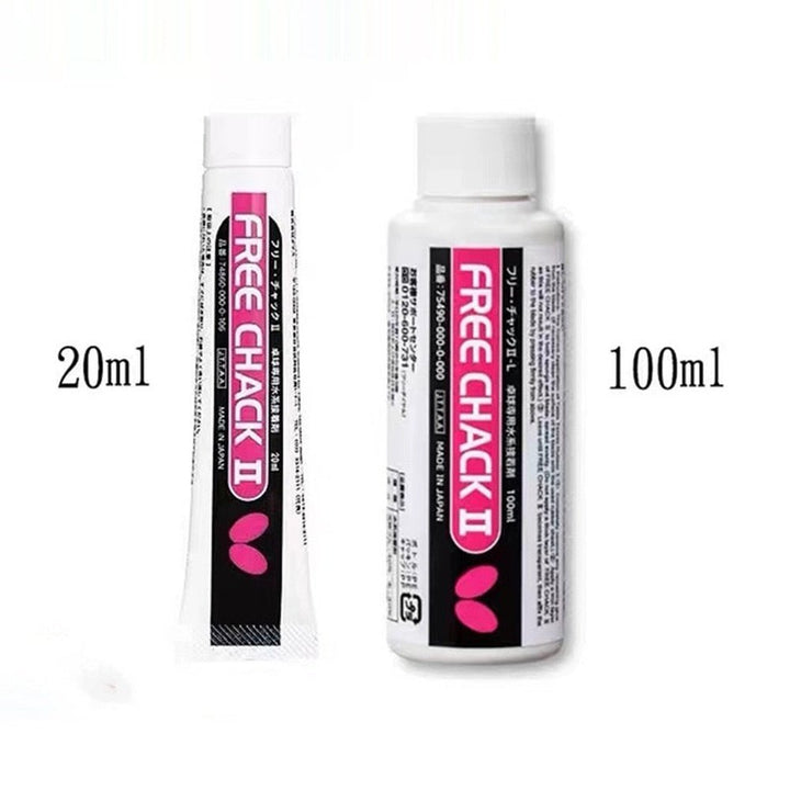 BUTTERFLY FREE CHACK 2 GLUE，20mm,100mm For Table Tennis Rubber