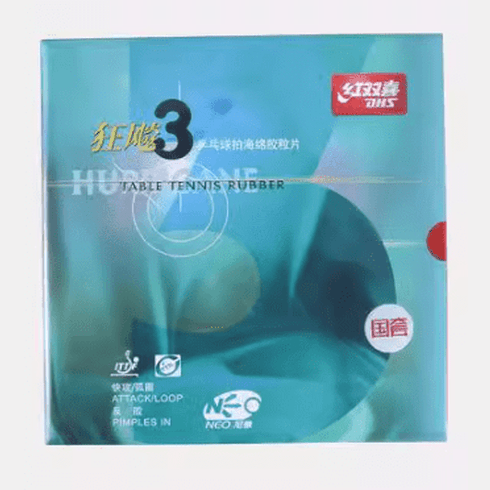 DHS Hurricane 3 Neo National Vision Pips-in Table Tennis Rubber