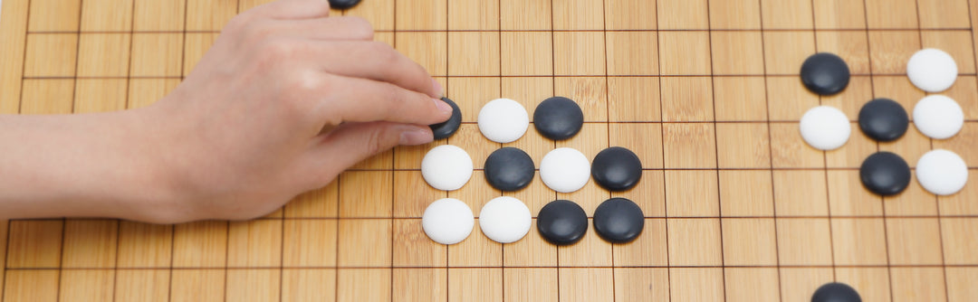 Chinese Weiqi Go Game Set WOOD Board