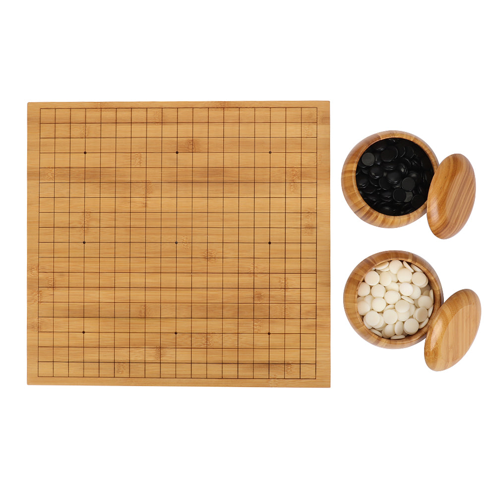 Chinese Weiqi Go Game Set WOOD Board