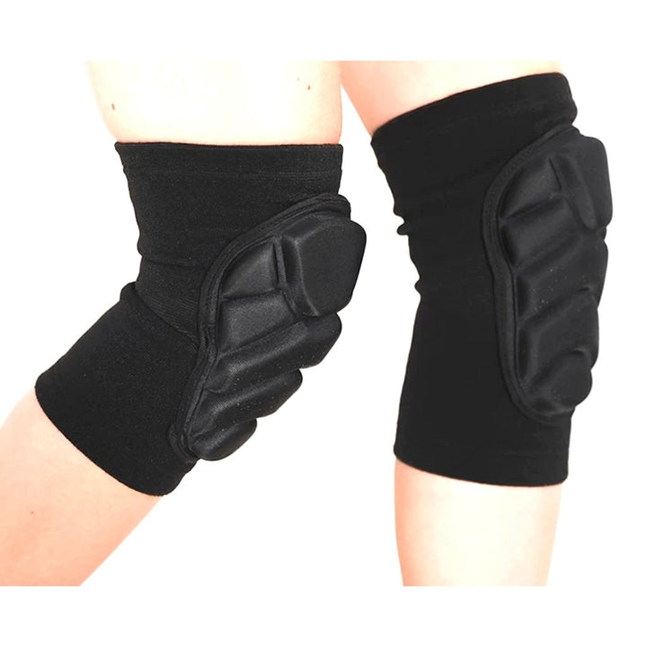 SPPHONEIX 2 Pcs Knee Padded  Ski Skate Snowboard Impact Knee Protector Gear