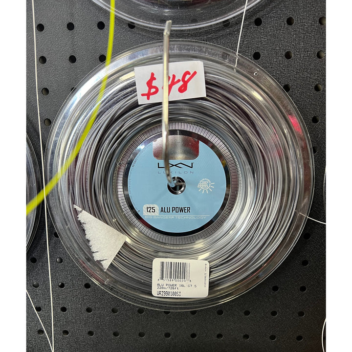 LUXILON Tennis String Reel Stringing Service 125 ALU POWER（Price includes strings)