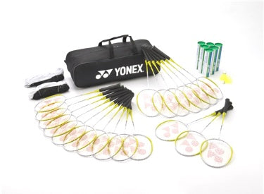 YONEX YY-GR202 School Badminton Set 1(20 Racket/2 Nets/1 Bag) Of 2(6tubes of 36 Shuttlecocks)