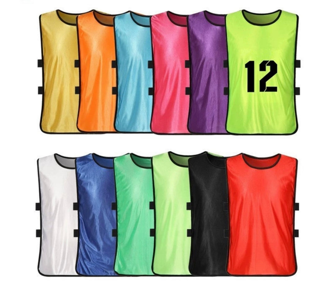 SPPHONEIX Team Training Sports Bibs Vests Soccer Basketball Football Rugby Netball Cricket Various team sports