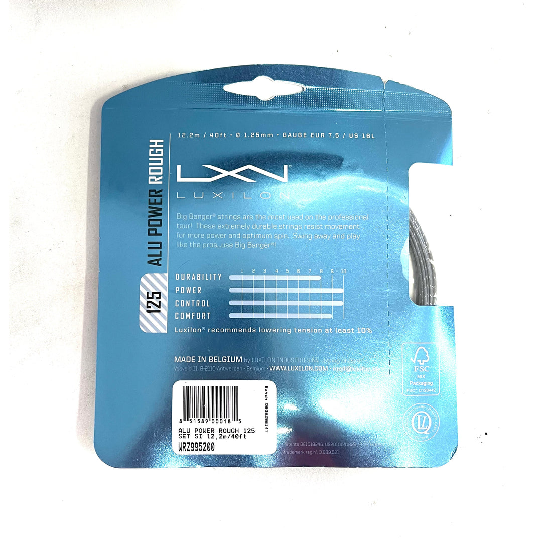 LUXILON WRZ995100SI ALU POWER ROUGH 125 SET SI Strings，12.2m/40ft made in Belgium.