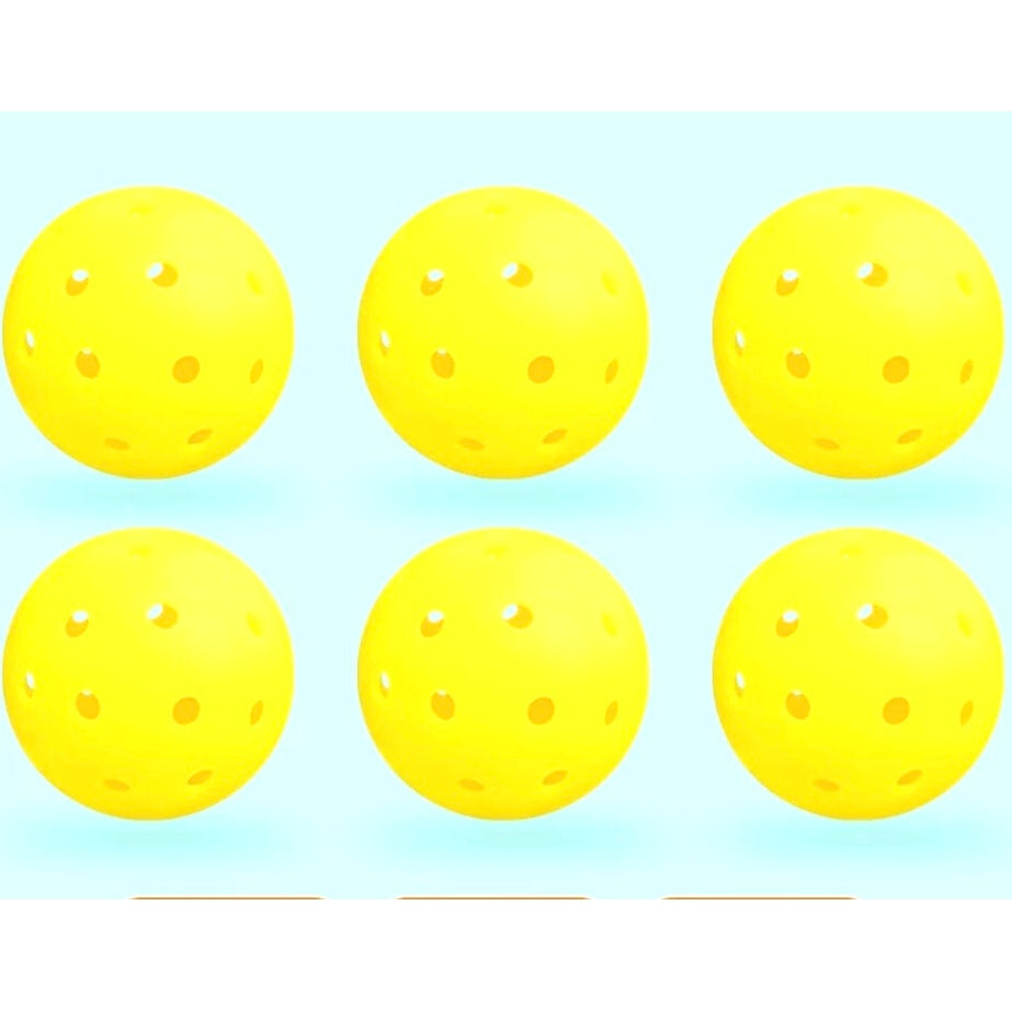 SPPHONEIX Pickleball Ball 40-hole Outdoor Ball 6Pcs 12Pcs