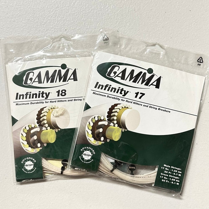 Gamma Infinity 17G/18G Tennis String Natural