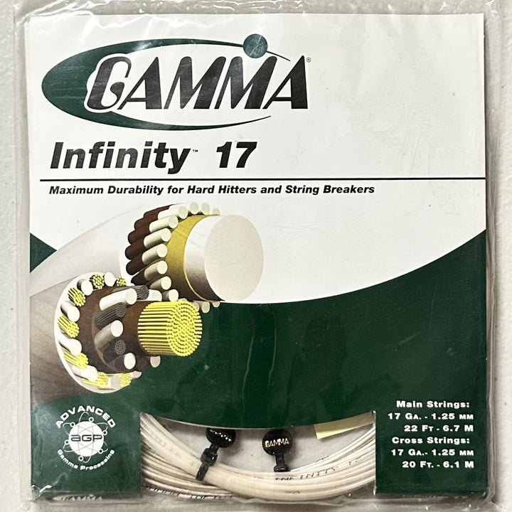 Gamma Infinity 17G/18G Tennis String Natural