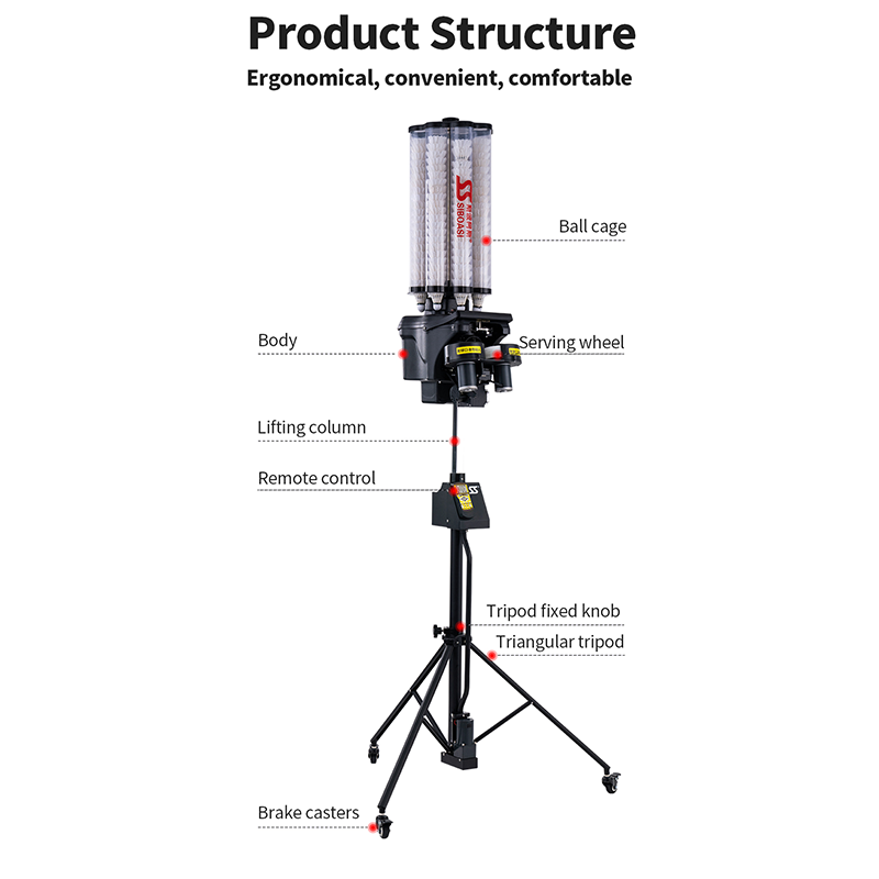 SIBOASI Badminton Pitching Machine B2202A