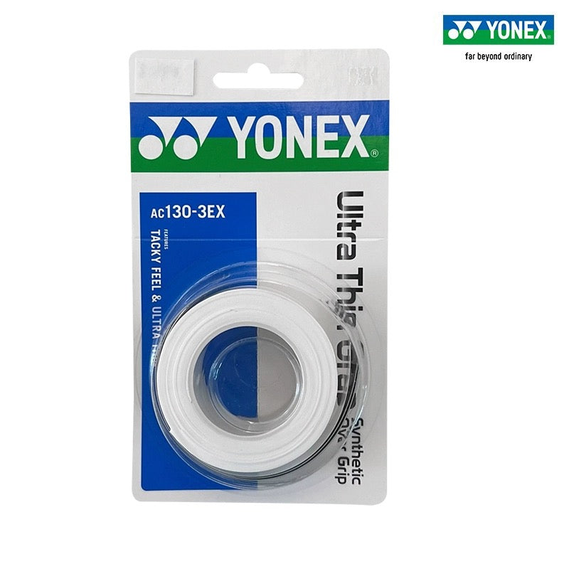 YONEX AC130-3EX Ultra Thin Grap (3 wraps) synthetic Over Grip