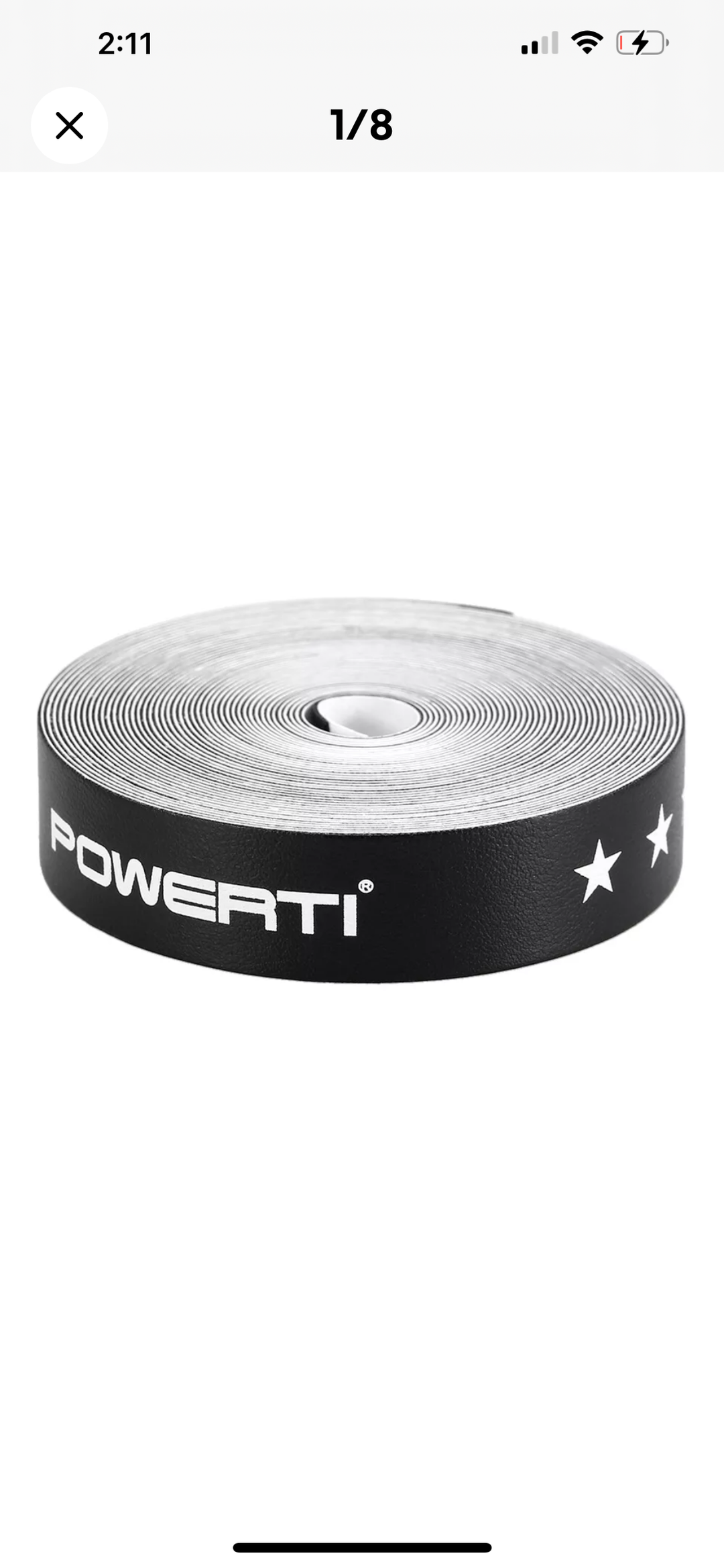 POWERTI Badminton Racket Head Tape 1.8*500CM