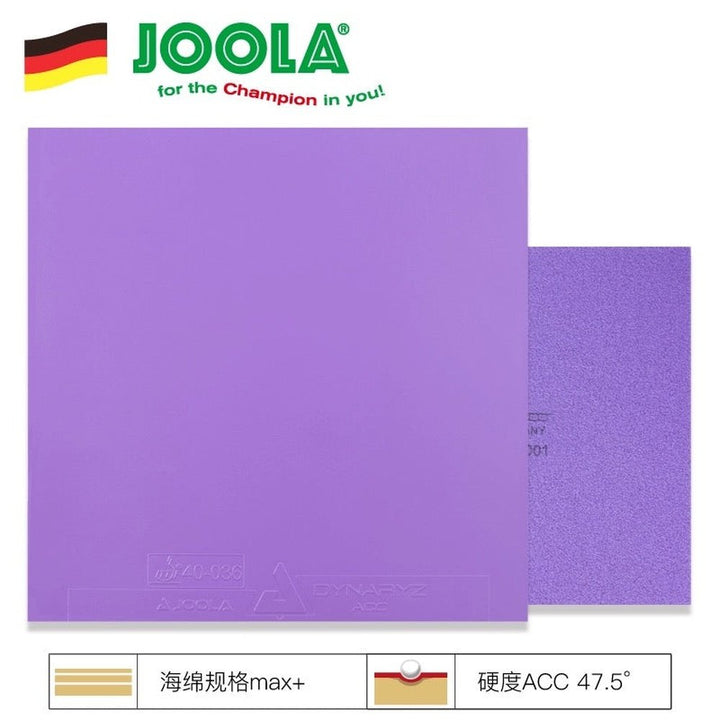 JOOLA Dynaryz Inferno,ZGX,ZGR,AGR,ACC,CMD table tennis rubber