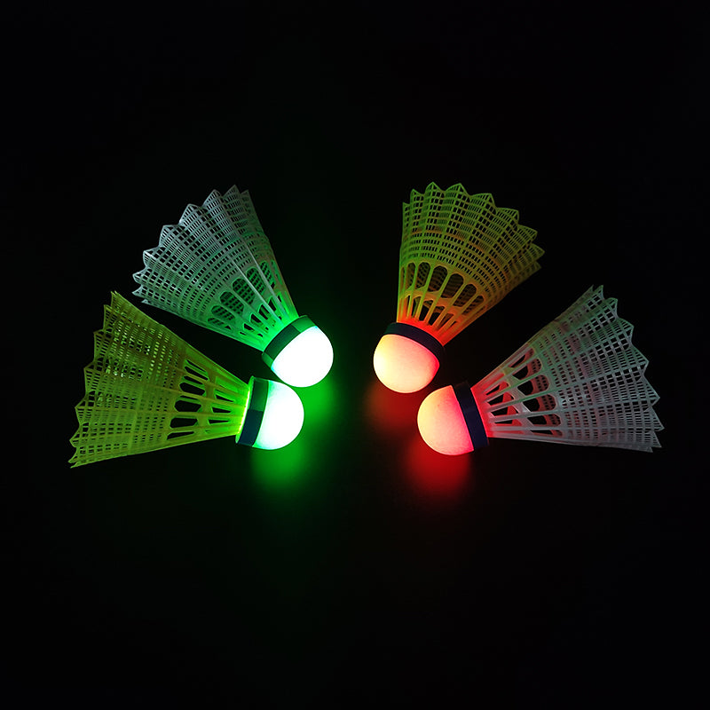 LED Badminton Balls, 3 Pieces Badminton, Nylon Badminton, Shuttlecocks Badminton, LED Shuttlecocks, LED Shuttlecocks, Luminous Shuttlecocks for Indoor and Outdoor Sports Activities, Hitting Practice