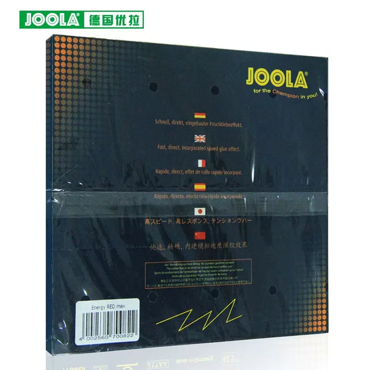 JOOLA Reverse Rubberenergy Energy Inorganic Rubber Astringent Table Tennis Racket Rubber