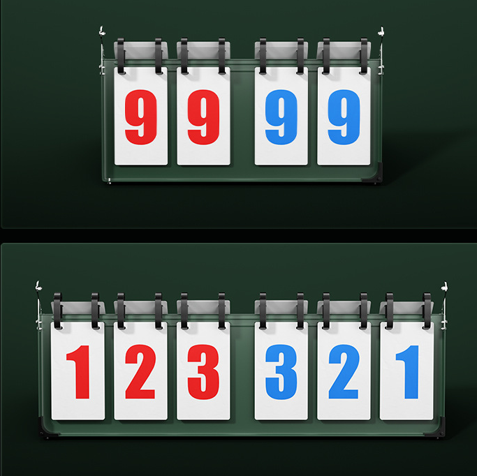 Game Scoreboard Can Be Turned Basketball Billiards Football Badminton ball Scoreboard