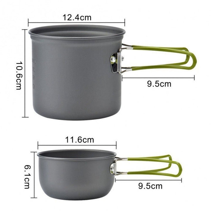 Outdoor Camping Cooking Set DS-101 Aluminum Alloy Pot