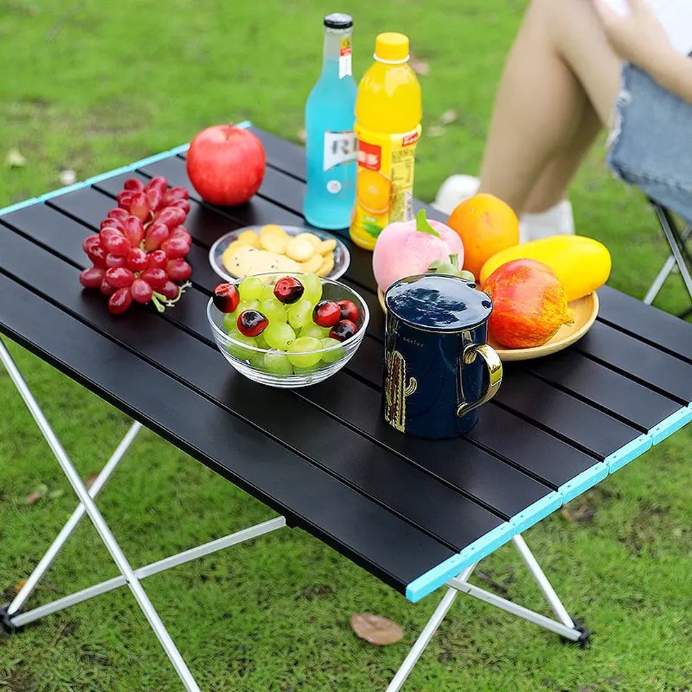Outdoor Camping Table Folding Portable Aluminium BBQ Desk Picnic Tables 3 Size AU
