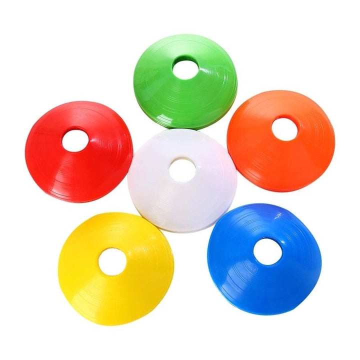 SPPHONEIX Sports Agility Training Discs set（12pcs）Field Markers Cones For Soccer,footy,tennis,basketball,golf,badminton…