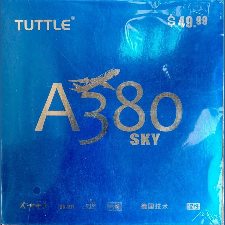 TUTTLE SKY German A380 Table Tennis Rubber Pips-in Ping Pong Rubber