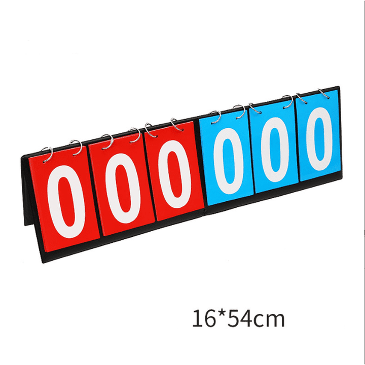 6 Digits Scoreboard Sports Scoreboards for Tennis Basketball Badminton