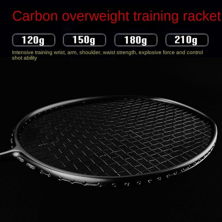 Badminton Overweight Trainer Practice Professional Training Racket （180g-200g）