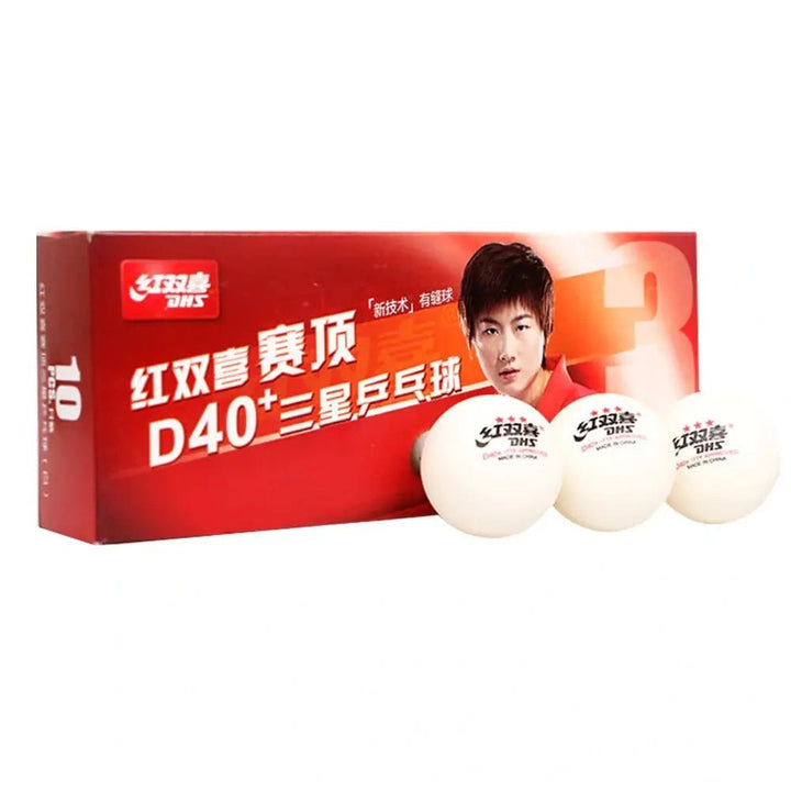 DHS 3 Star D40+ Table Tennis Balls