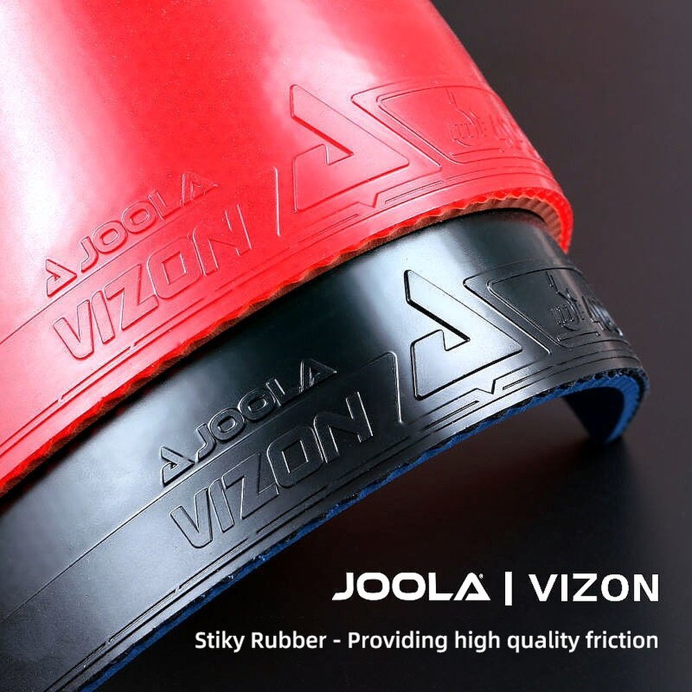 Joola Vizon Table Tennis Rubber Sticky Ping Pong Rubber with High Density Sponge for Control & Speed