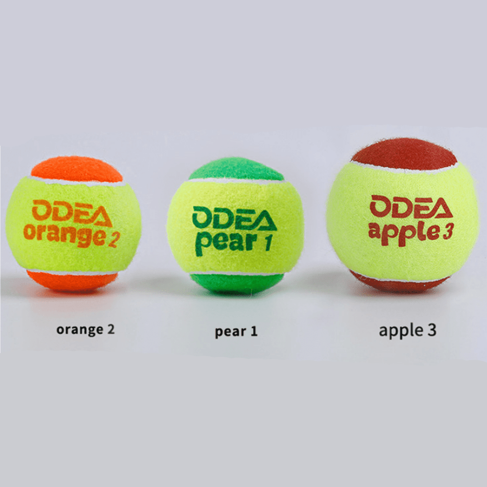ODEA Stage 3 RED Children Beginners Tennis Balls Low Compression Slower Speed 48pcs / BAG