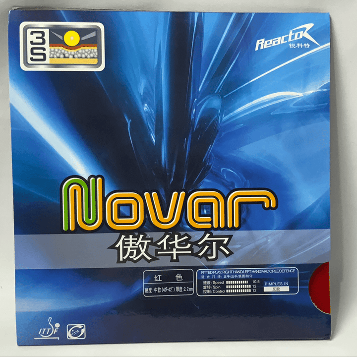 REACTOR Novar Table Tennis Rubber Loop Plus Attack Pips in 1Pcs