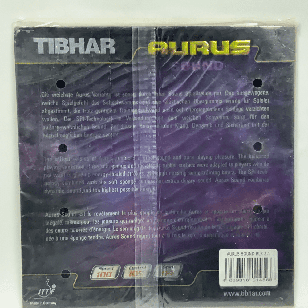 Tibhar Aurus Sound table tennis rubber