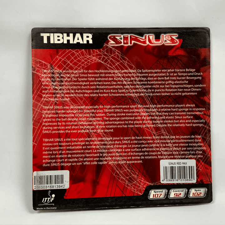 Tibhar Sinus table tennis rubber
