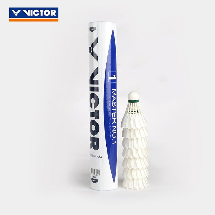 VICTOR Master No1 Badminton Shuttlecocks Feather 77/78